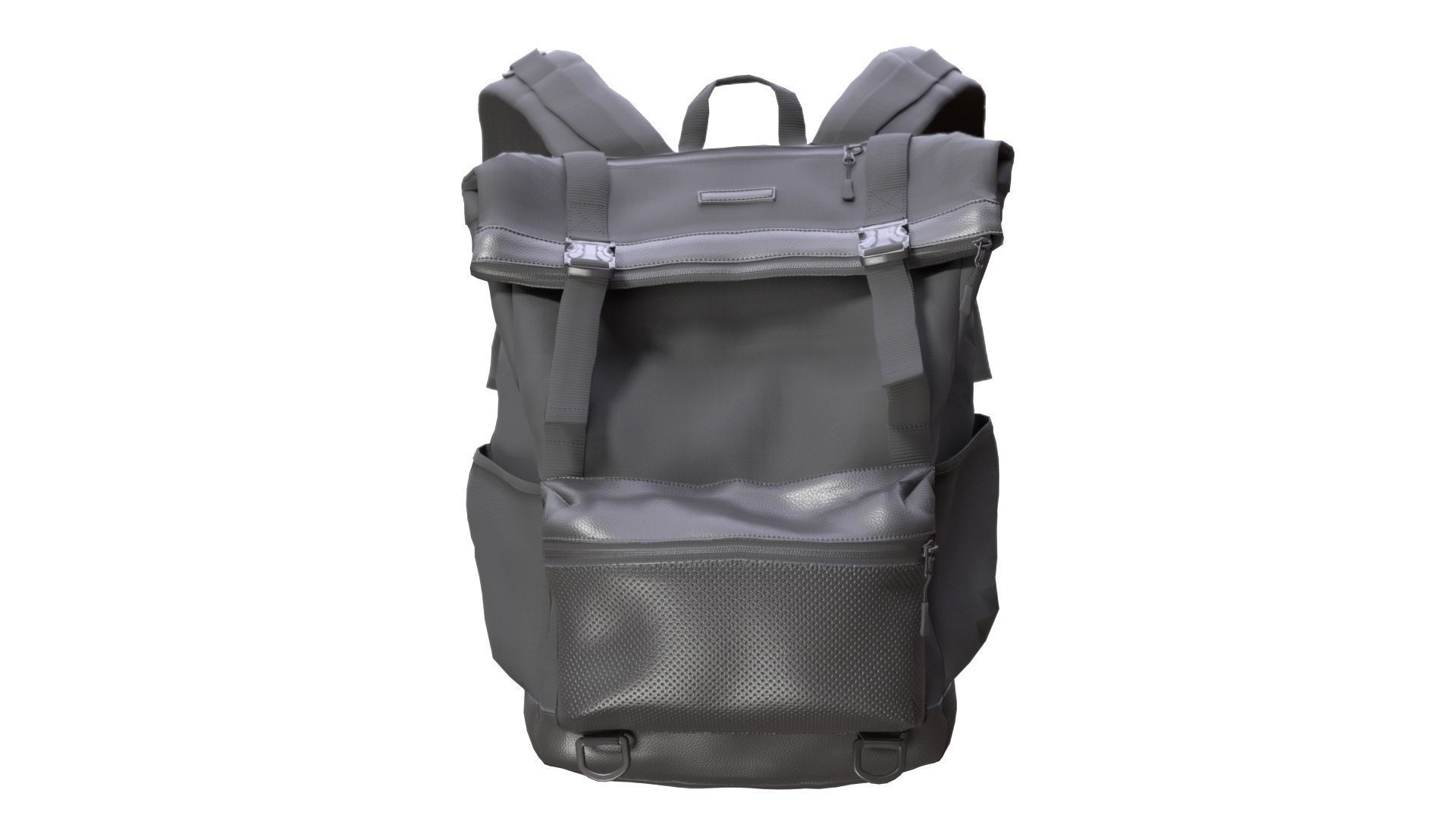 Mens Sweater Low-poly 3D model_11