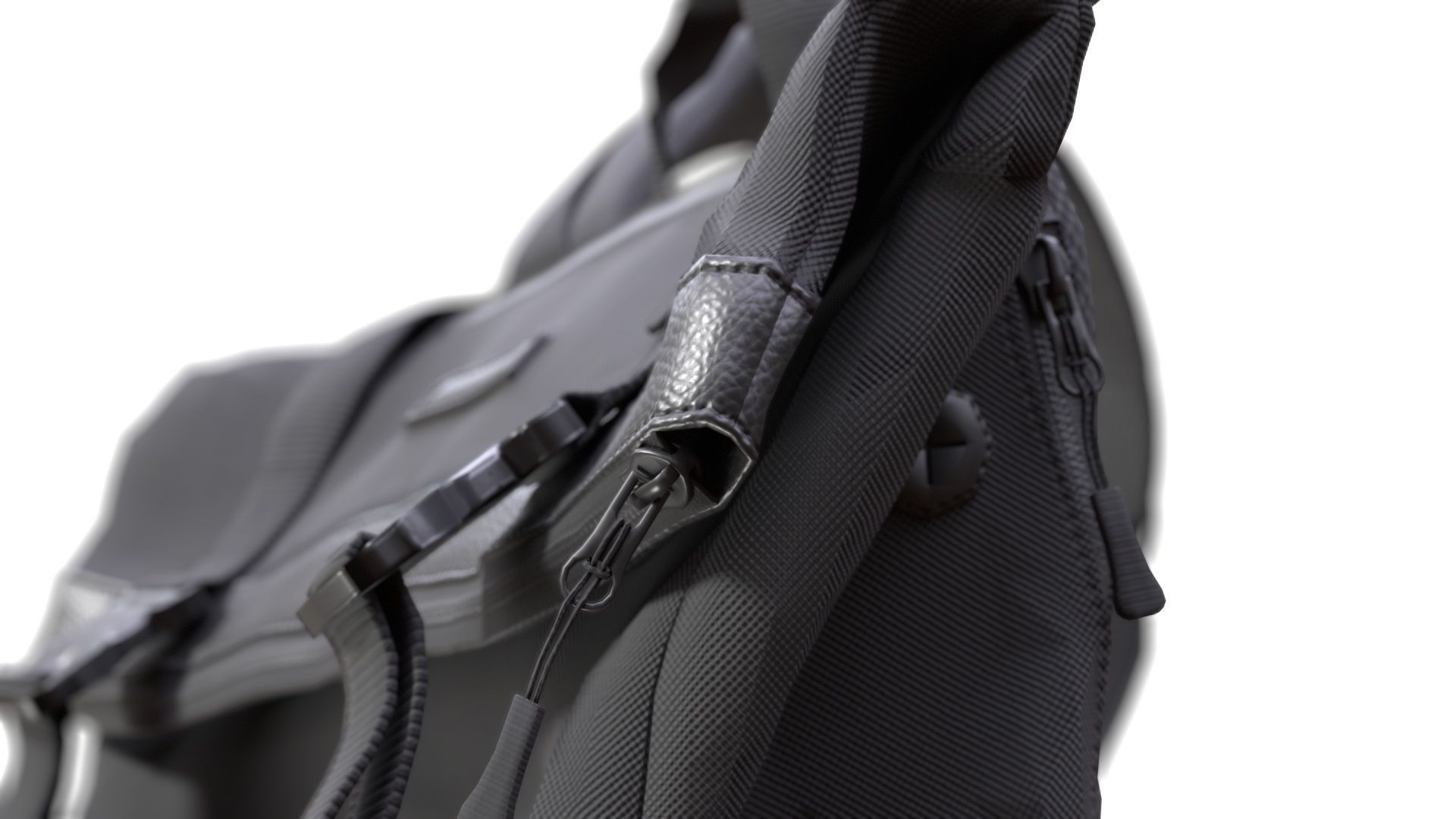 Mens Sweater Low-poly 3D model_10