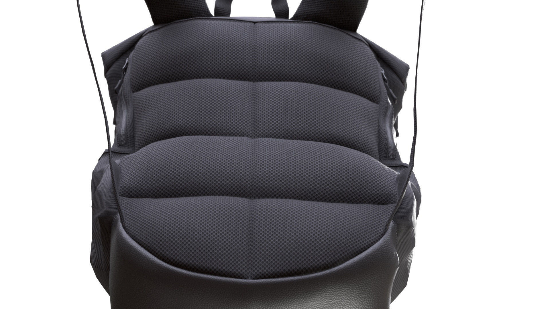 Mens Sweater Low-poly 3D model_8