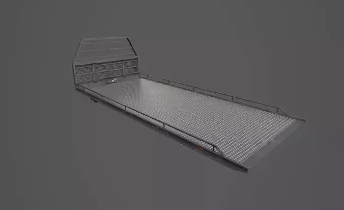 Tow Truck Platform Low-poly 3D model