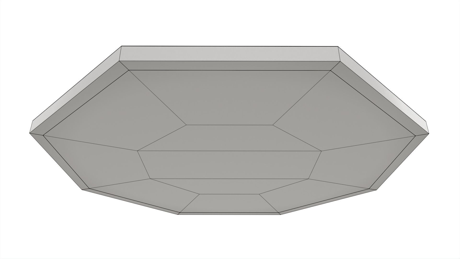 Crokinole Board Table Game 3D model_6