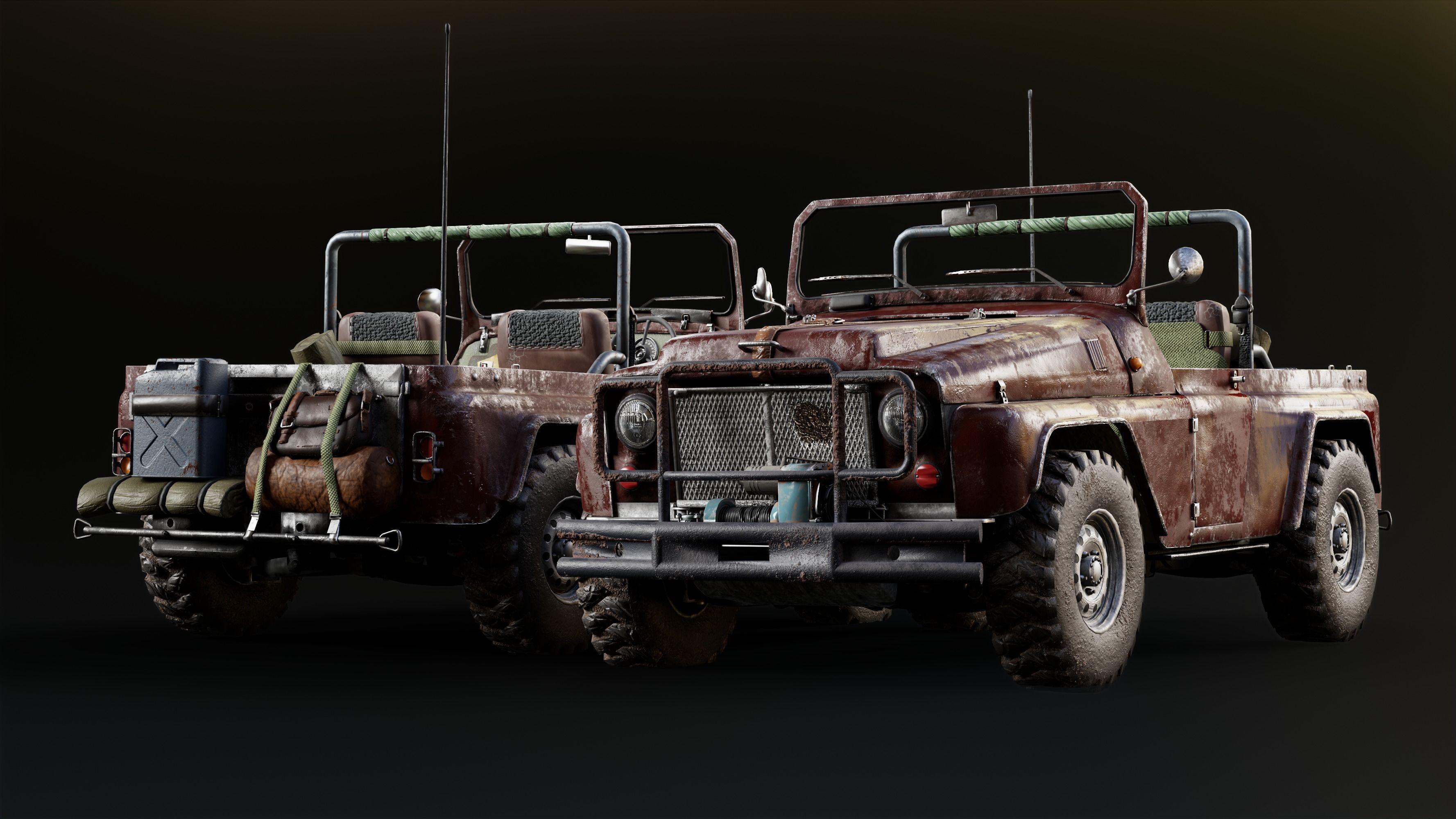 Pickup Safari  3D model_5