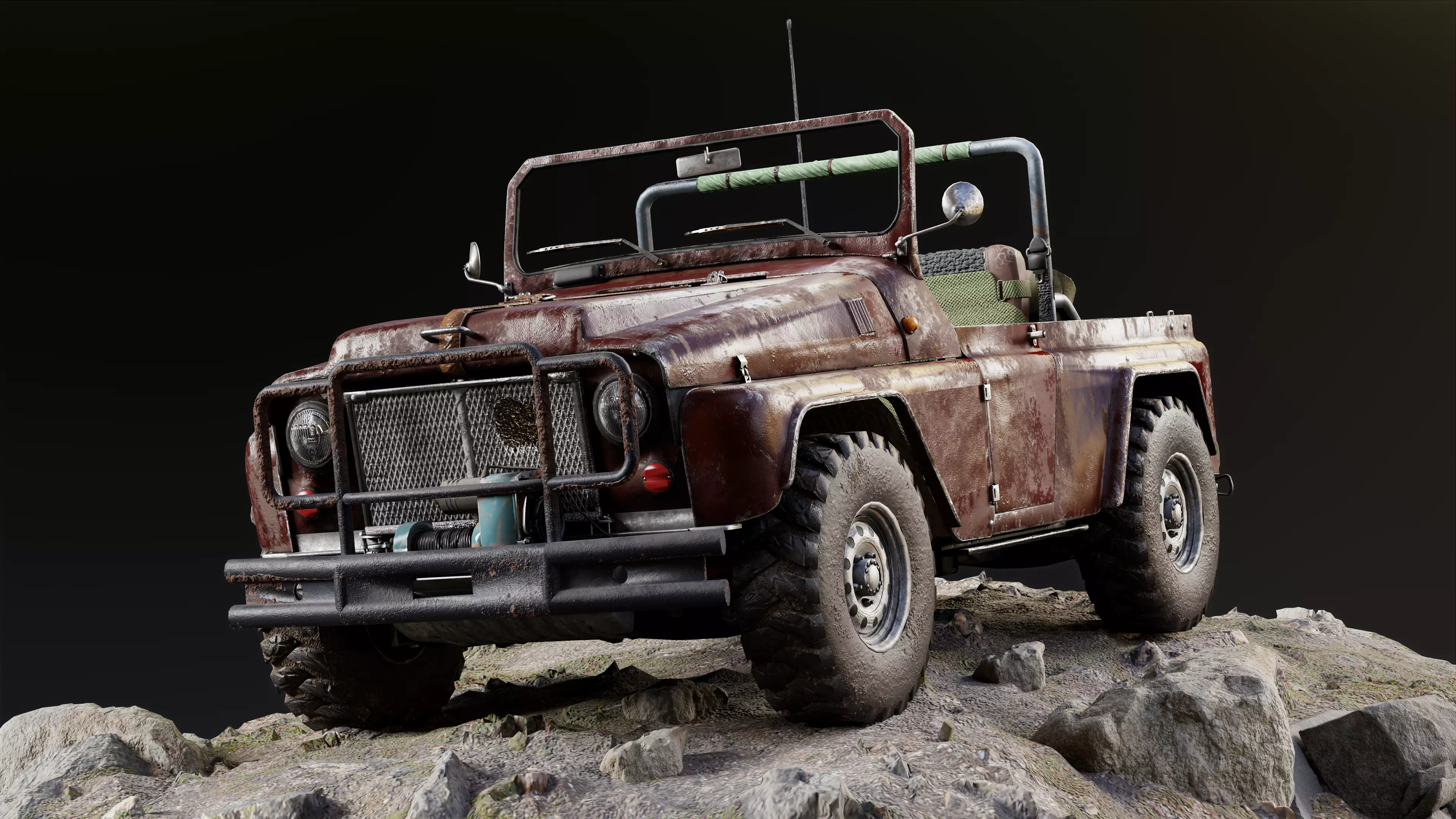 Pickup Safari  3D model_0