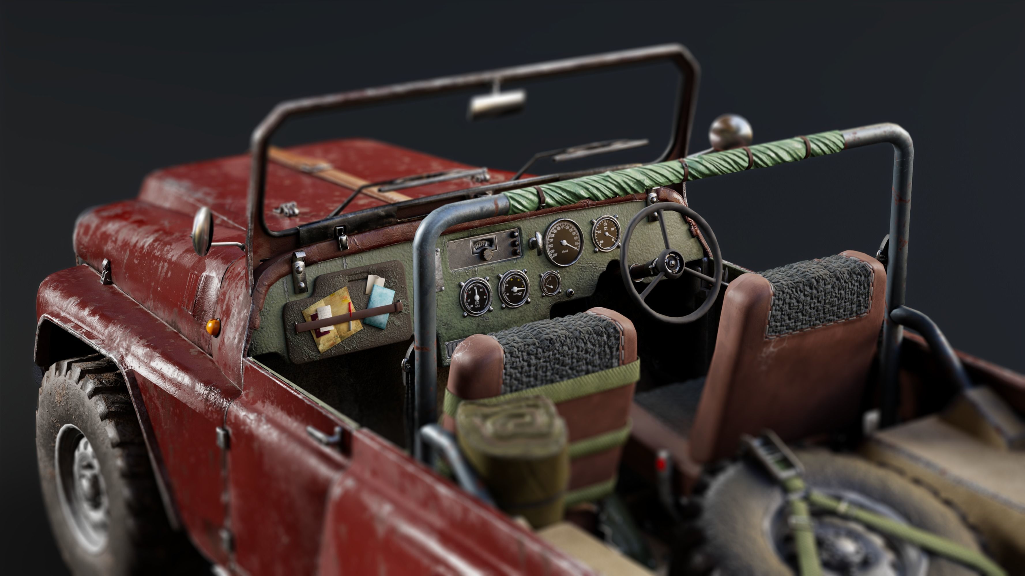 Pickup Safari  3D model_4