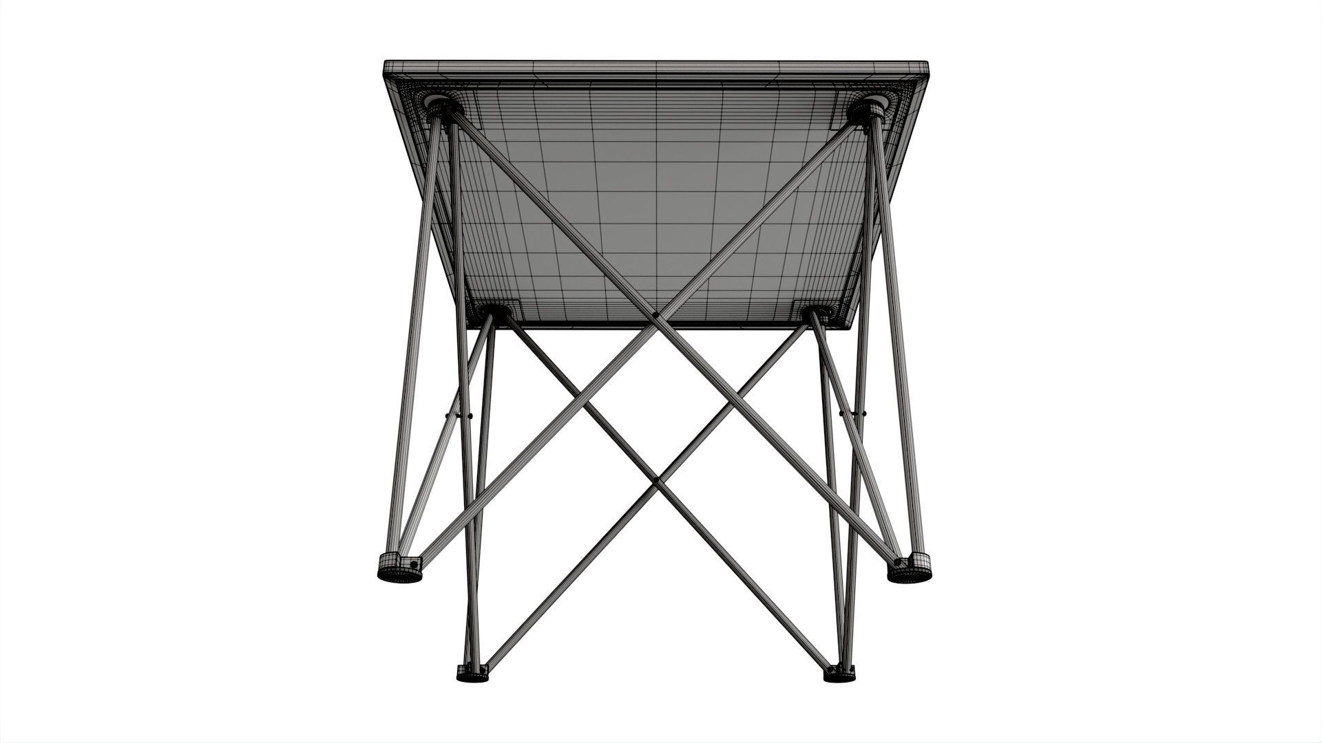 Carrom Board Table Game 3D model_7