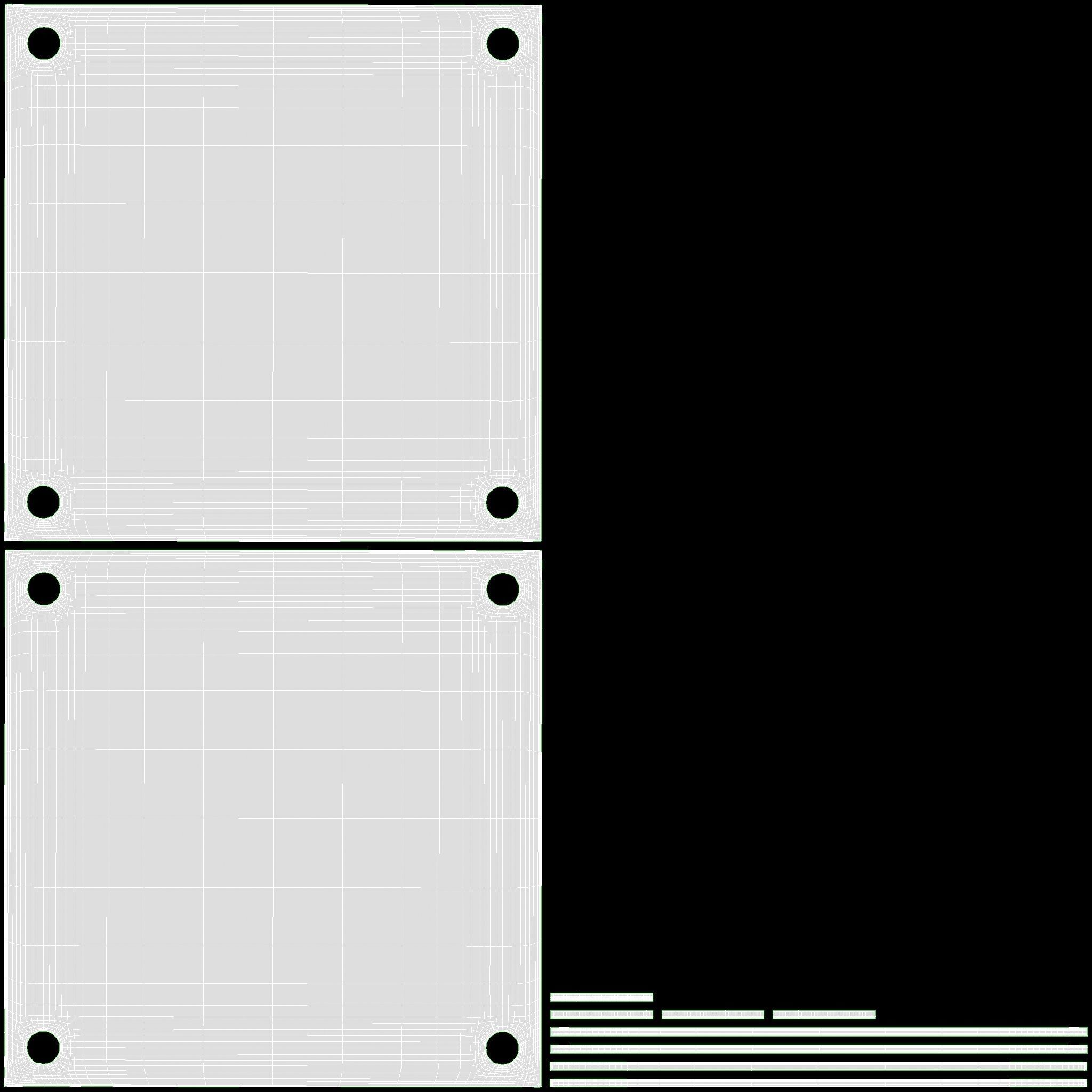 Carrom Board Table Game 3D model_14