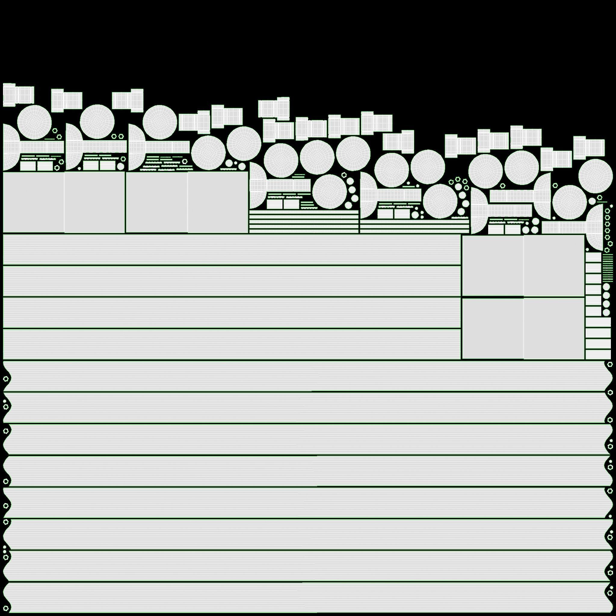 Carrom Board Table Game 3D model_13
