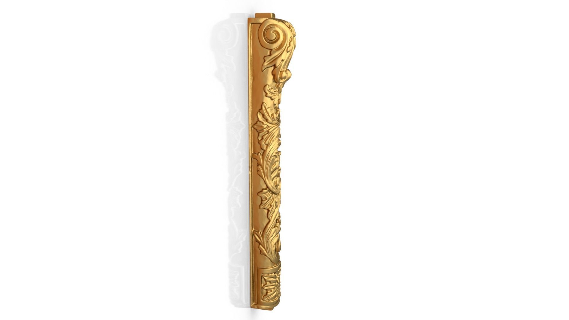 Classic carved decor ornament 407 3D model_1