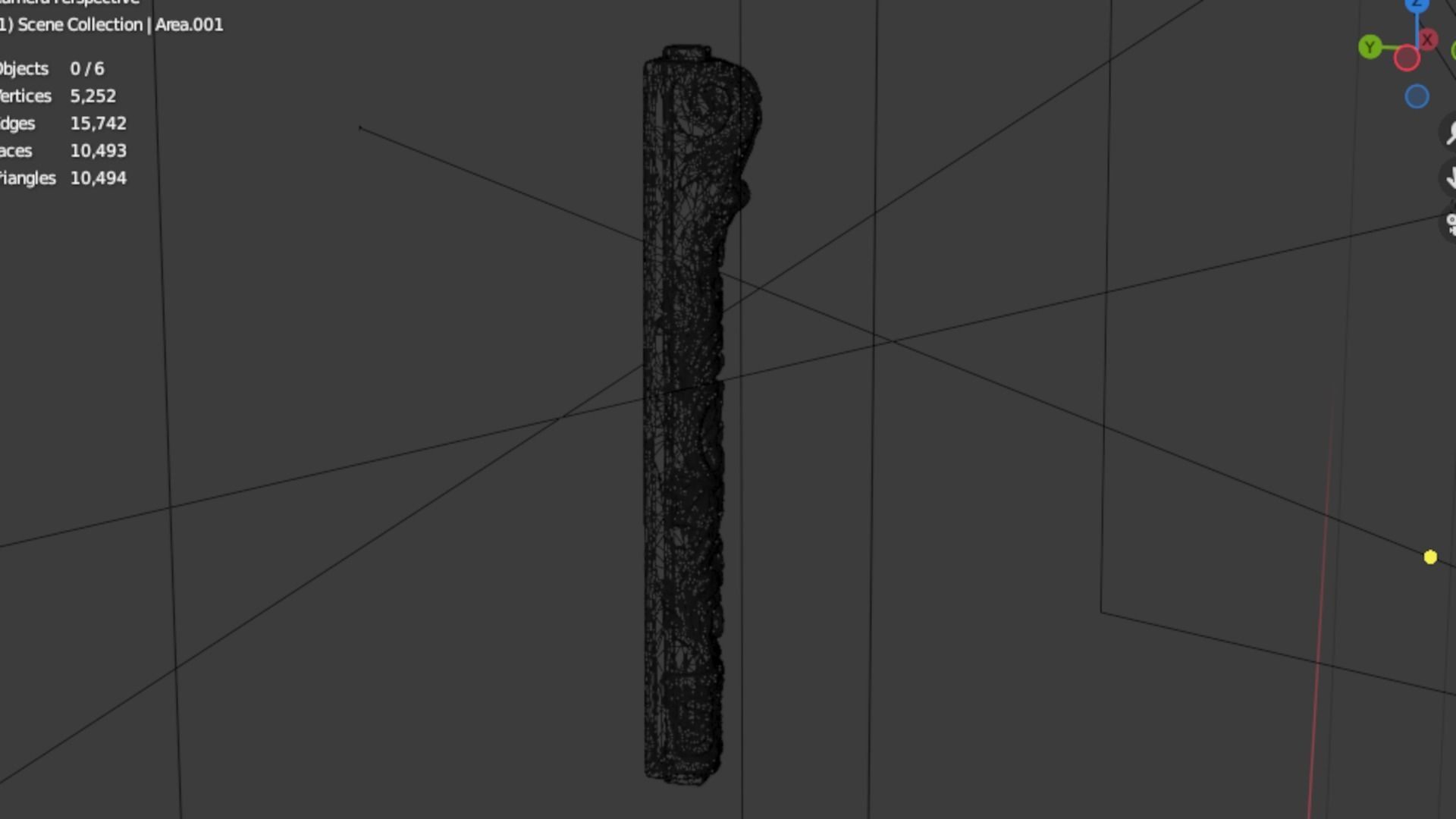 Classic carved decor ornament 407 3D model_5