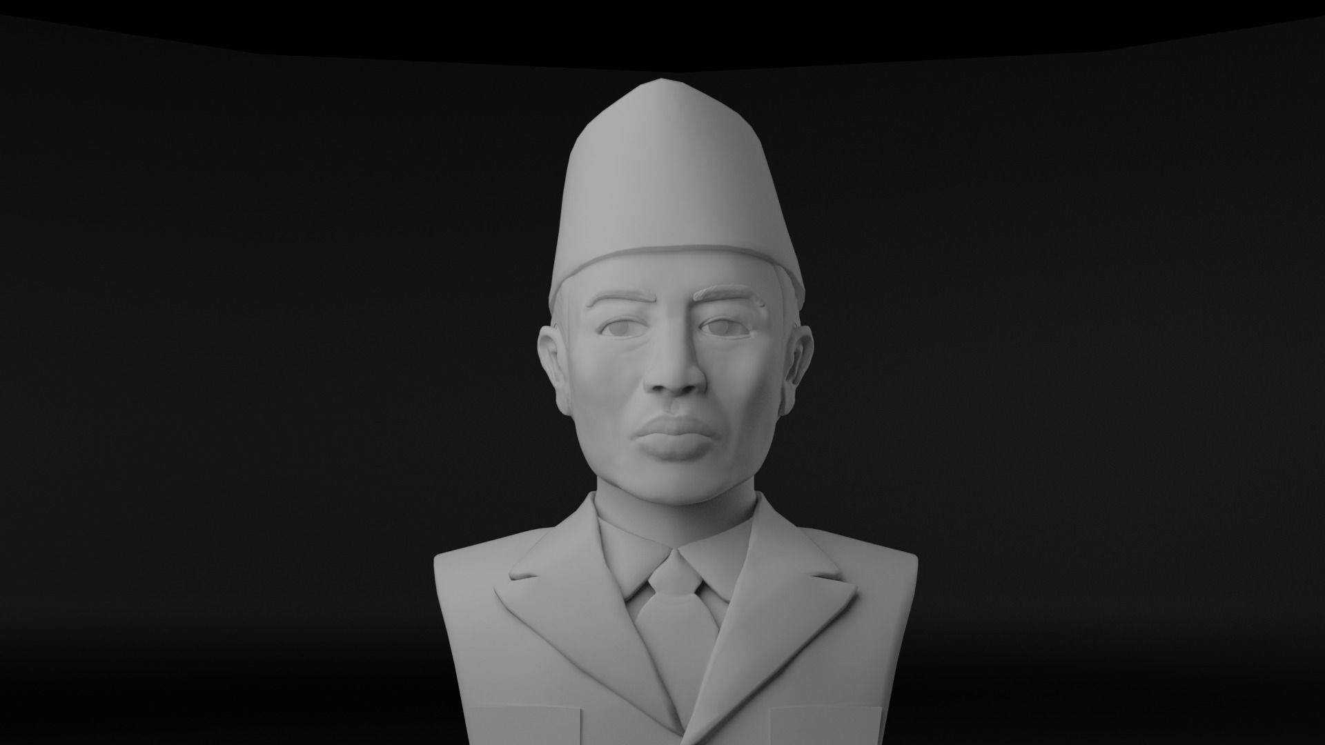 General Sudirman 3D model_8