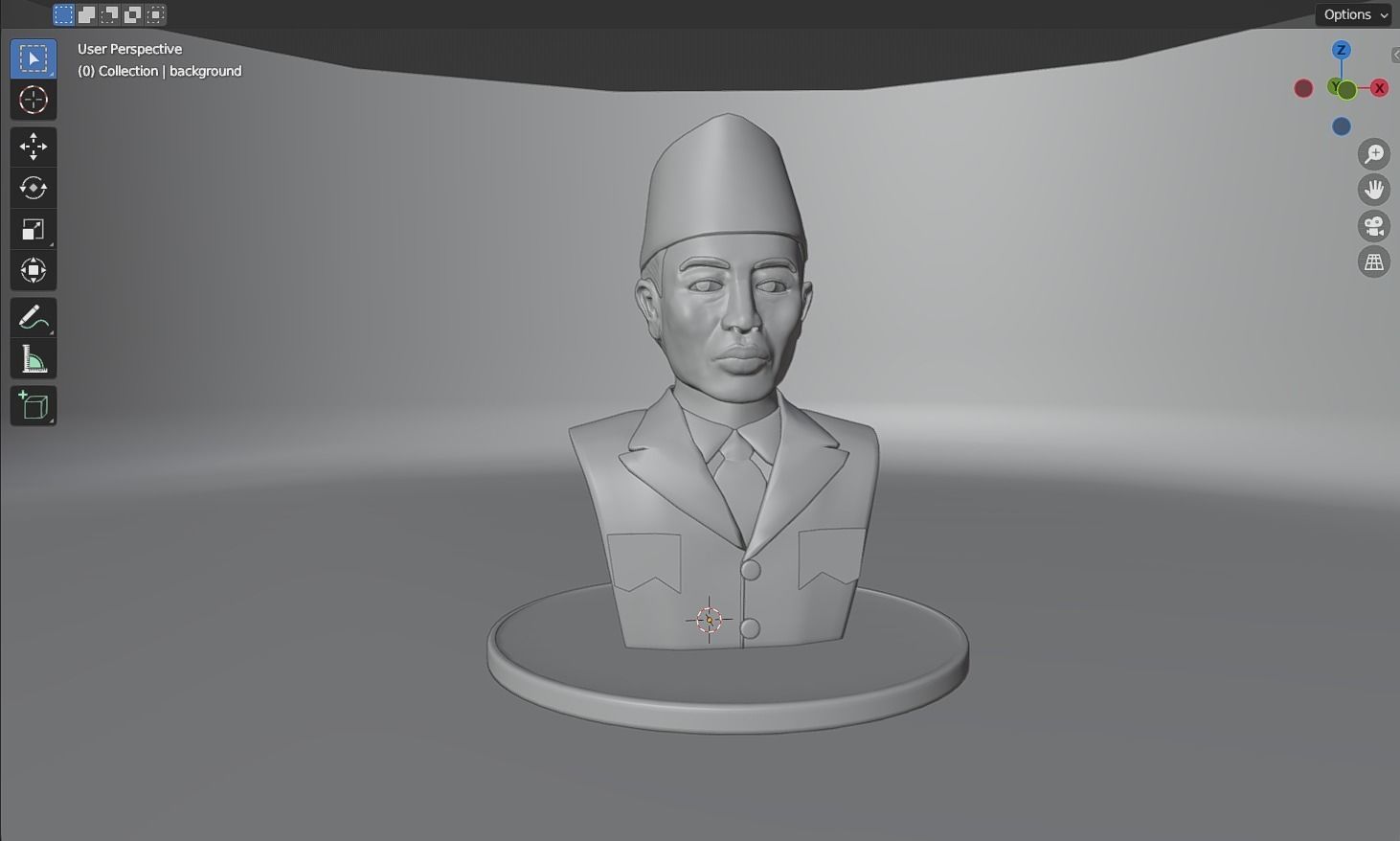 General Sudirman 3D model_11