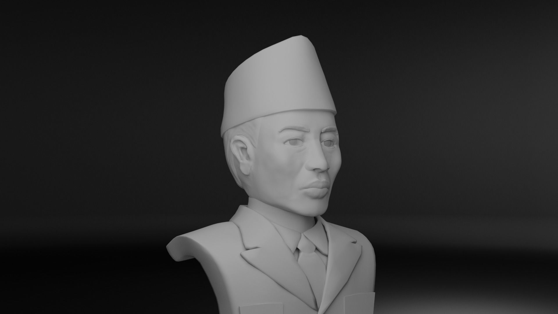 General Sudirman 3D model_9