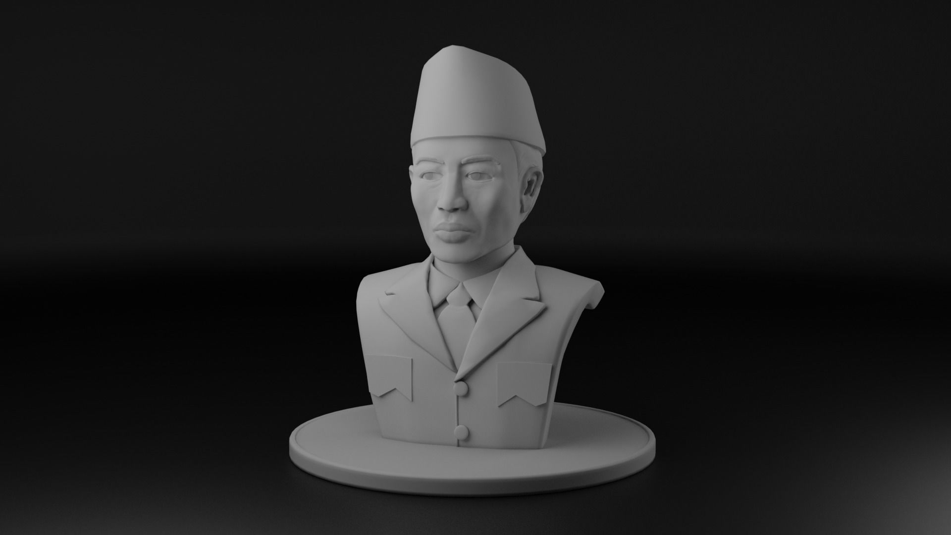 General Sudirman 3D model_6
