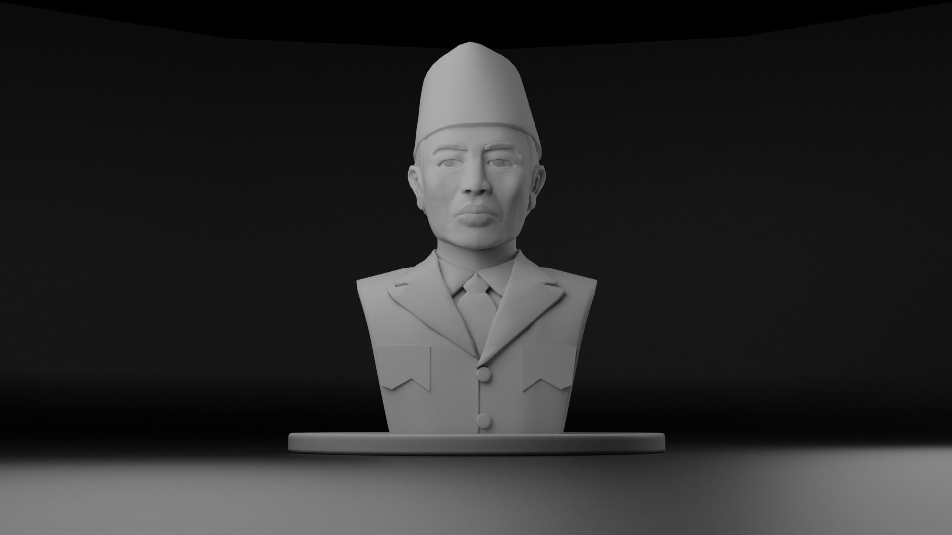 General Sudirman 3D model_7