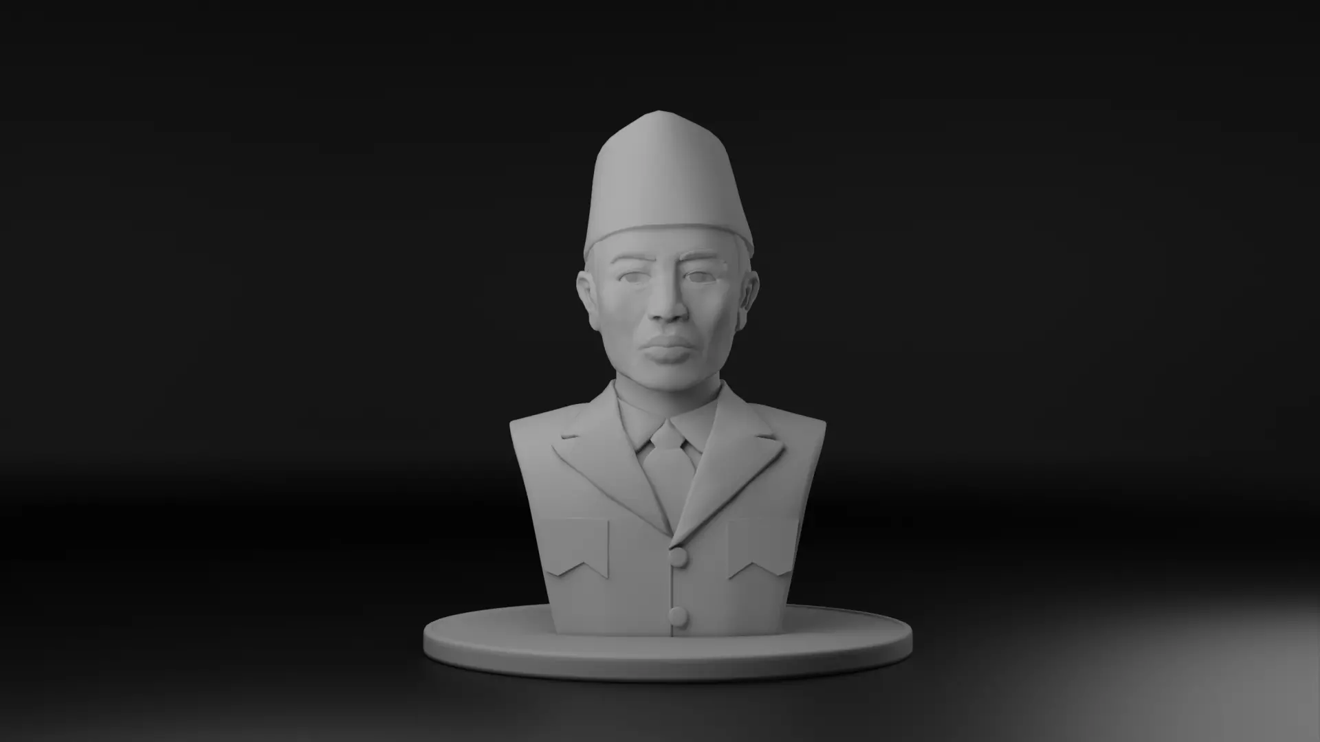 General Sudirman 3D model_0