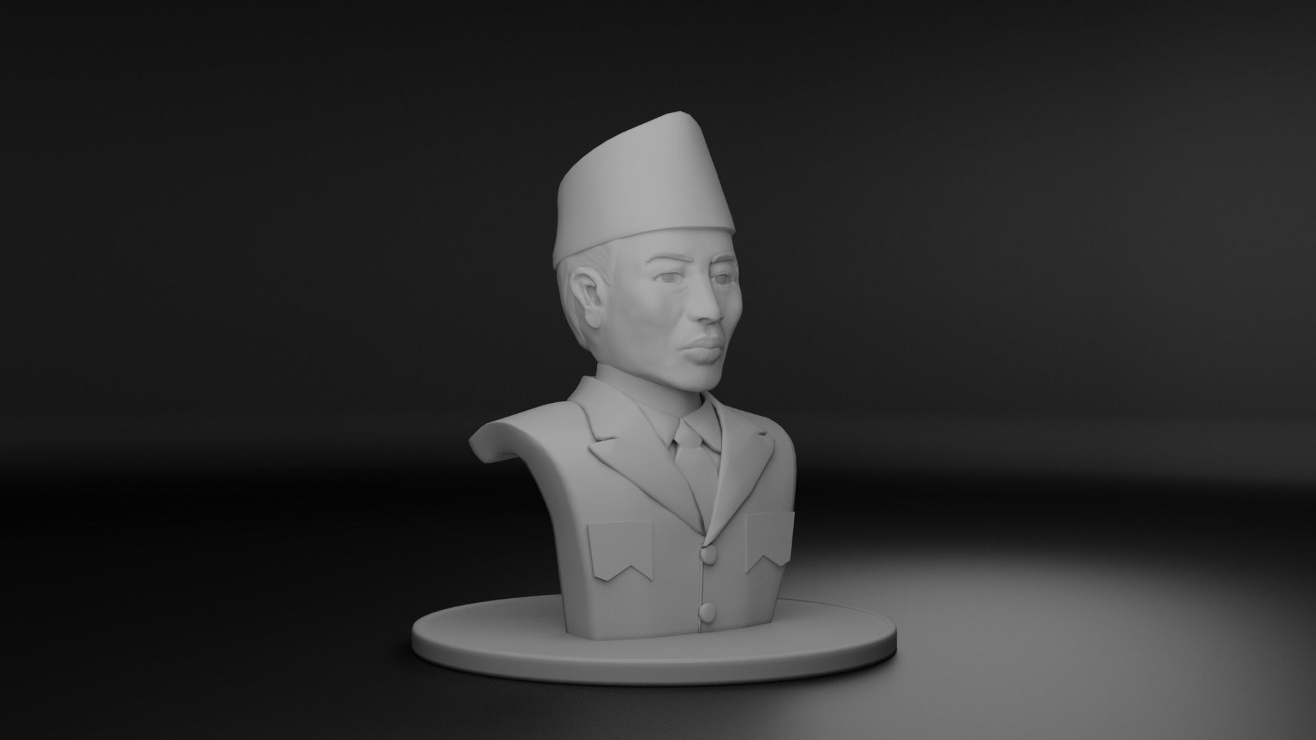 General Sudirman 3D model_1