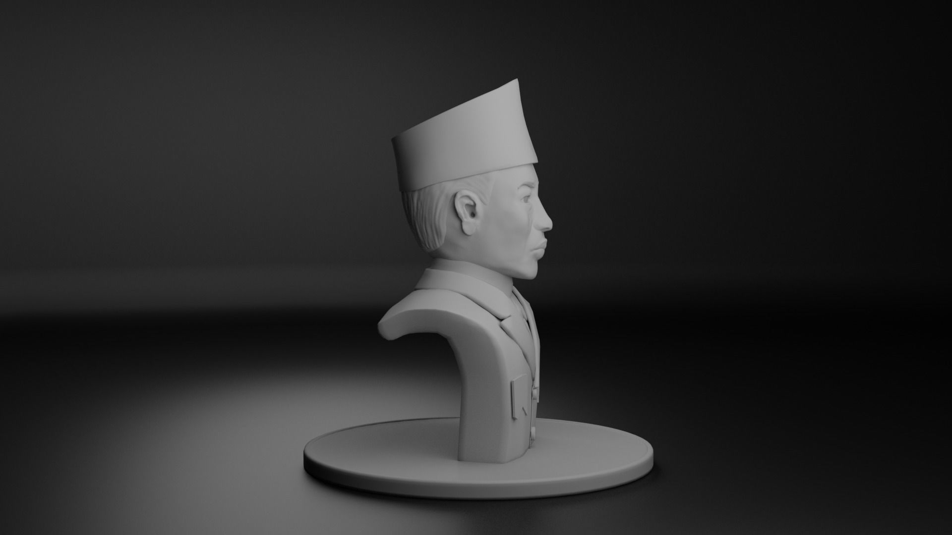 General Sudirman 3D model_2