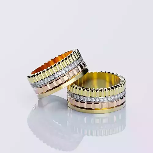 Quatre radiant edition wedding band style All sizes collection