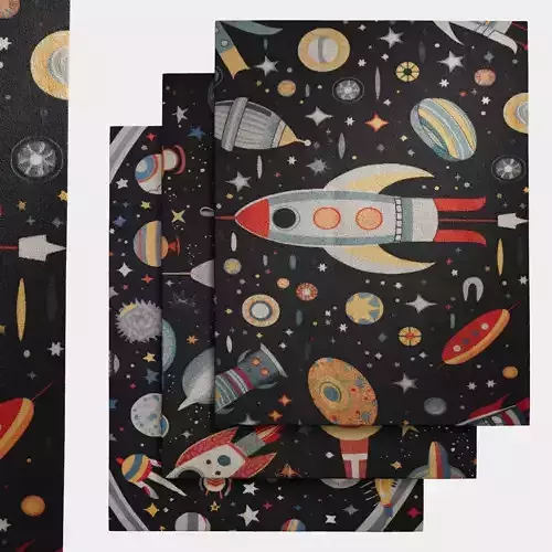 High Quality childrens spaceship 3D Rugs Collection for Interior