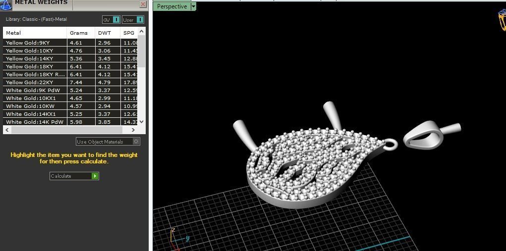 Fire pendant Model 4540 3D print model_8