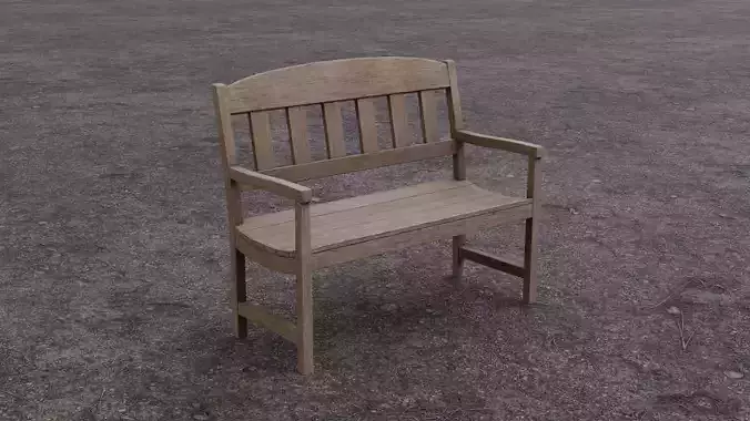 Outdoor Wood Bench