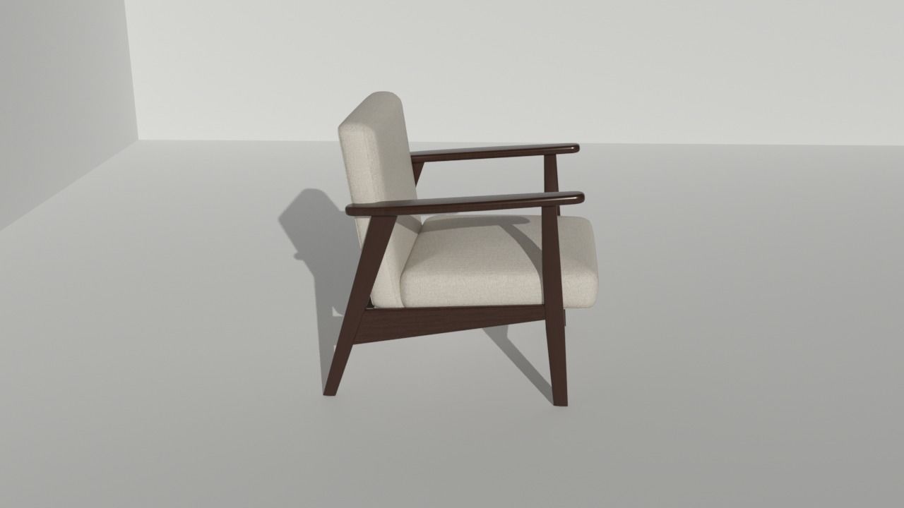 Armchair Free 3D model_2