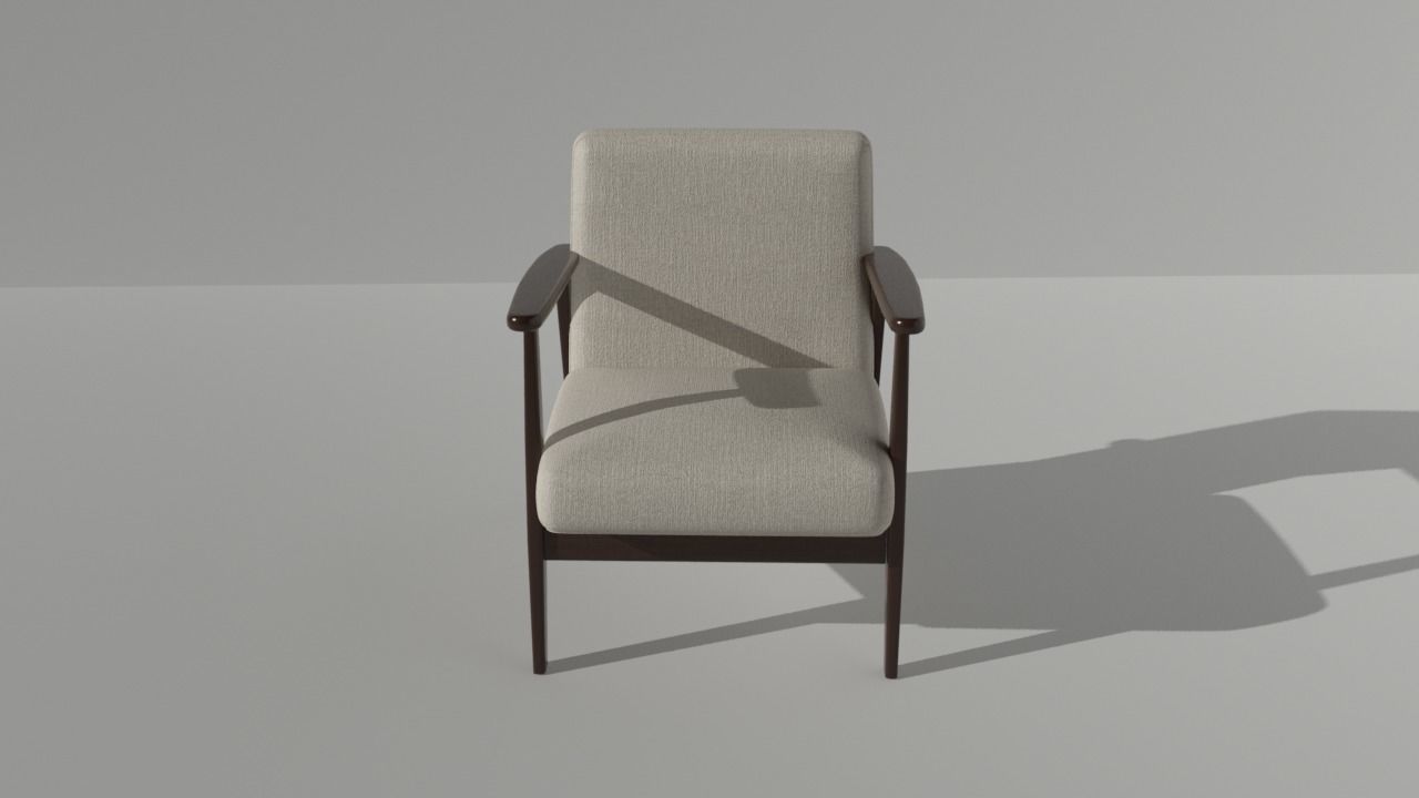 Armchair Free 3D model_1