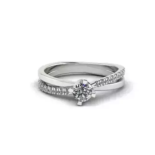 Solitaire ring Model 4536