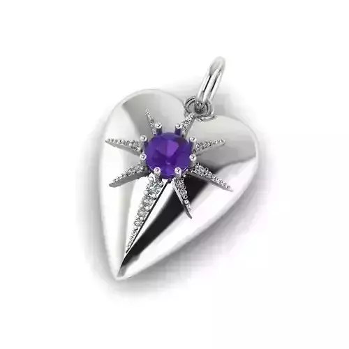 Heart pendant Model 4533
