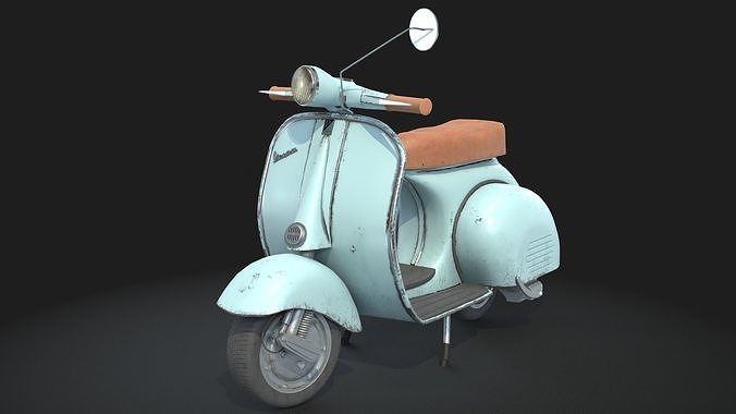 Vespa scooter 3D model