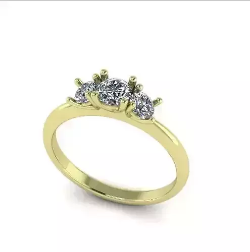 Engagement halo rings Model 4507