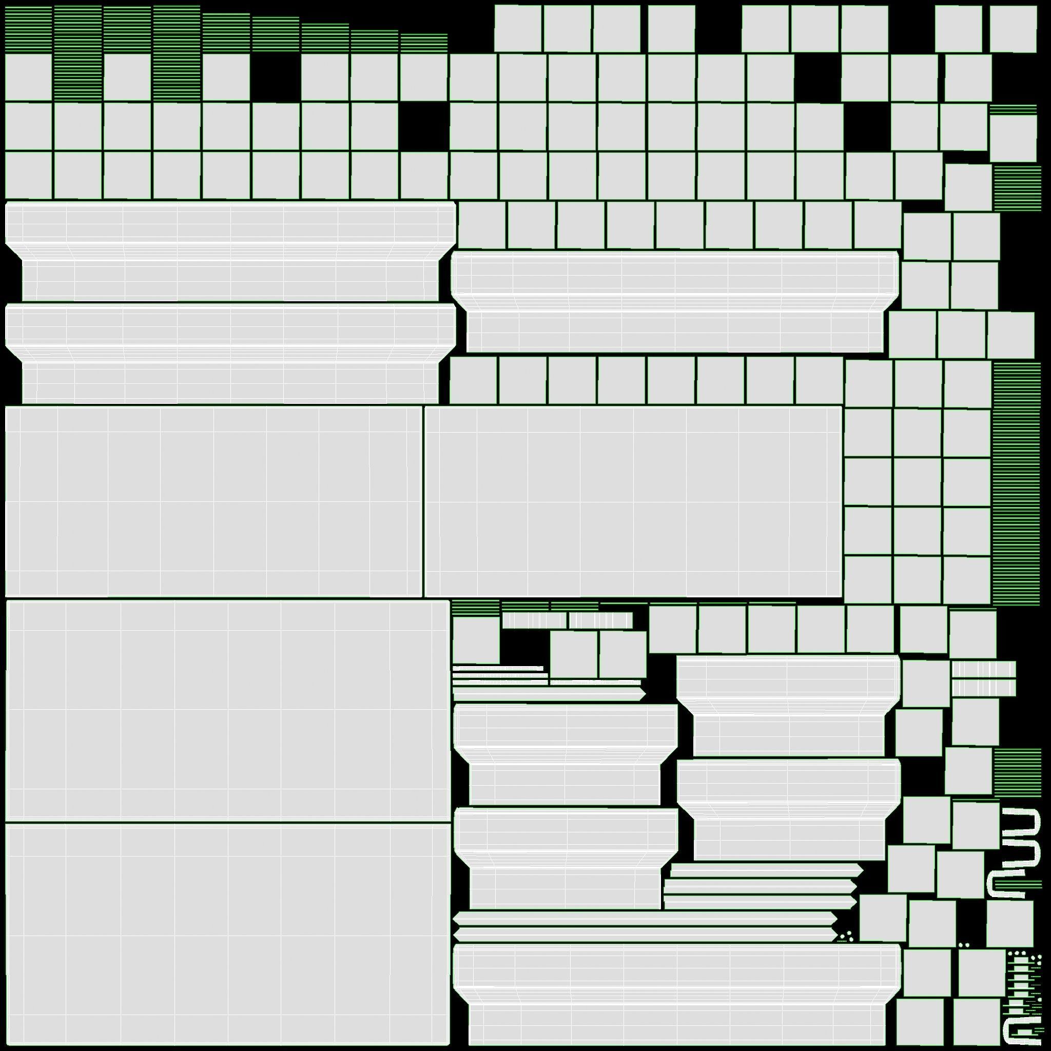 Chessboard metallic bronze 3D model_9