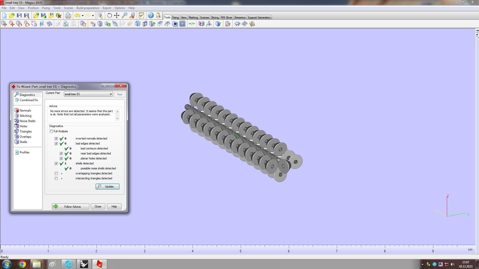 Clash Bracelet Diamonds 166mm 16 size 3D print model_24