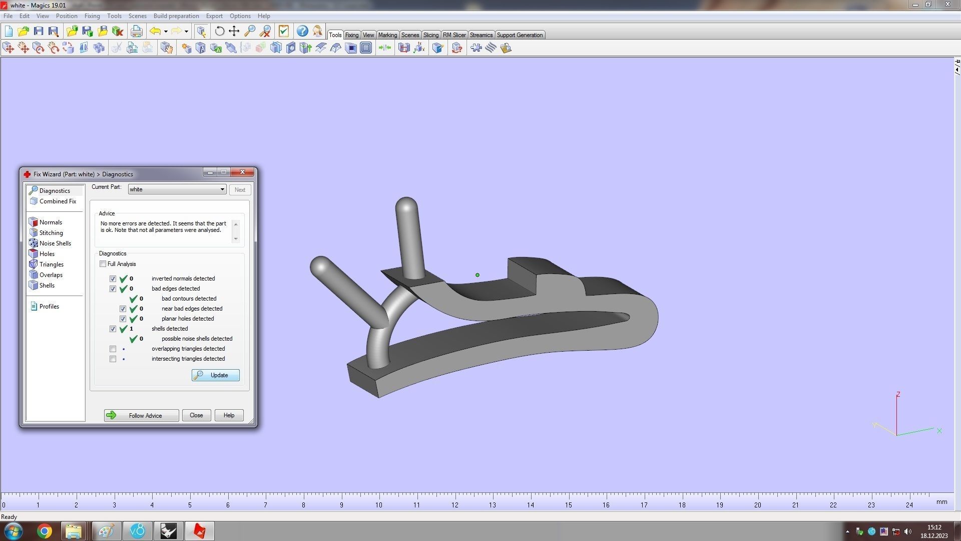 Clash Bracelet Diamonds 166mm 16 size 3D print model_21
