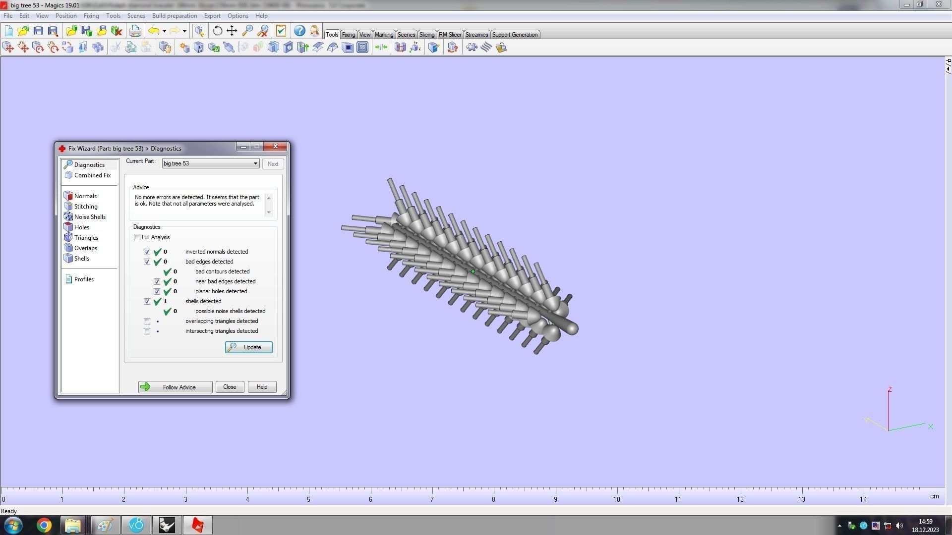 Clash Bracelet Diamonds 166mm 16 size 3D print model_25