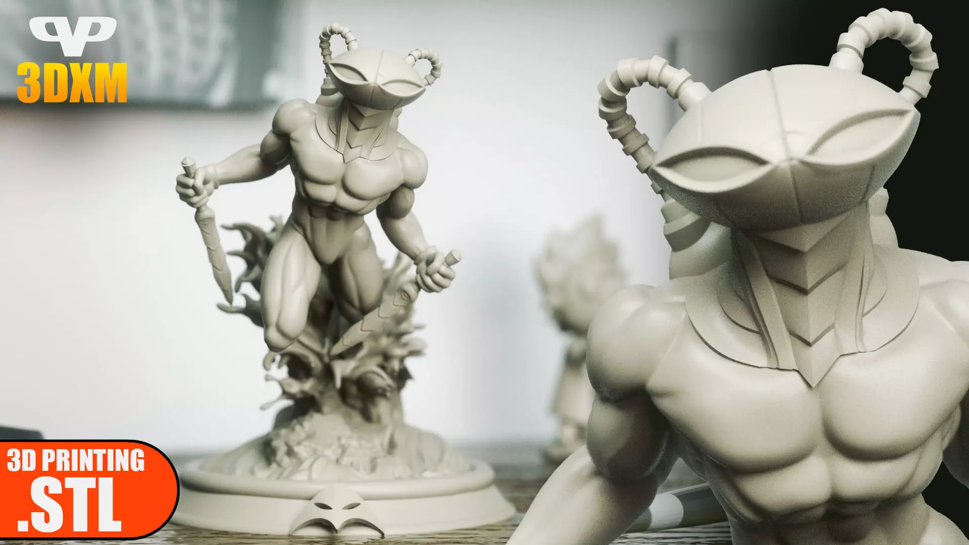 Black Manta STL for 3D Printing 3DXM ChibiSTL 3D print model