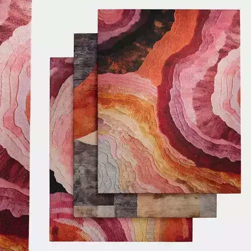 High-Quality 3D Rugs Collection for Interior Design