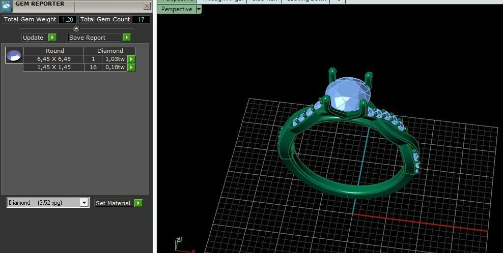 Solitaire ring Model 4554 3D print model_9