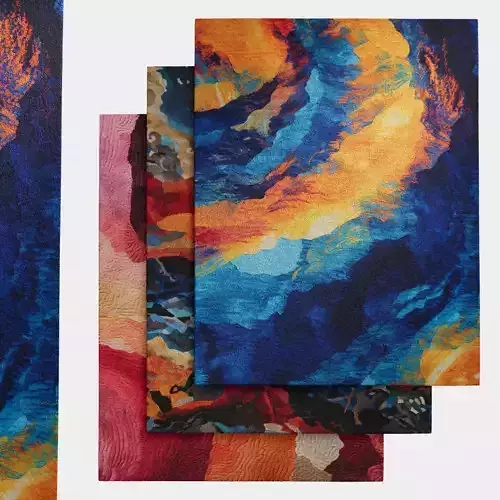 High-Quality 3D Rugs Collection for Interior Design