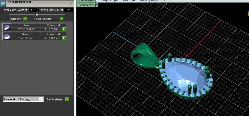 Pendant Model 4640 3D print model_8