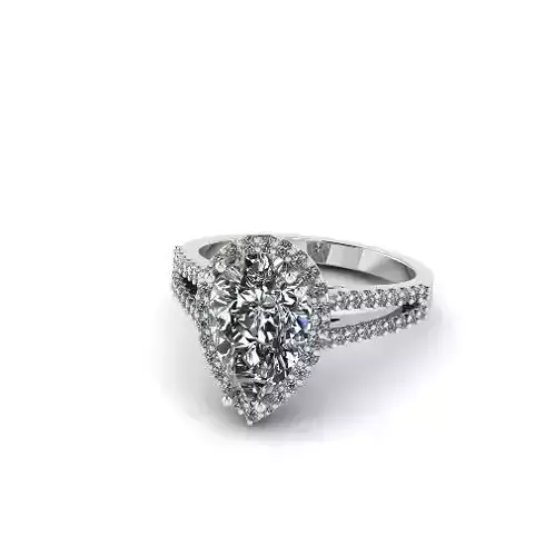 Engagement halo ring Model 4637