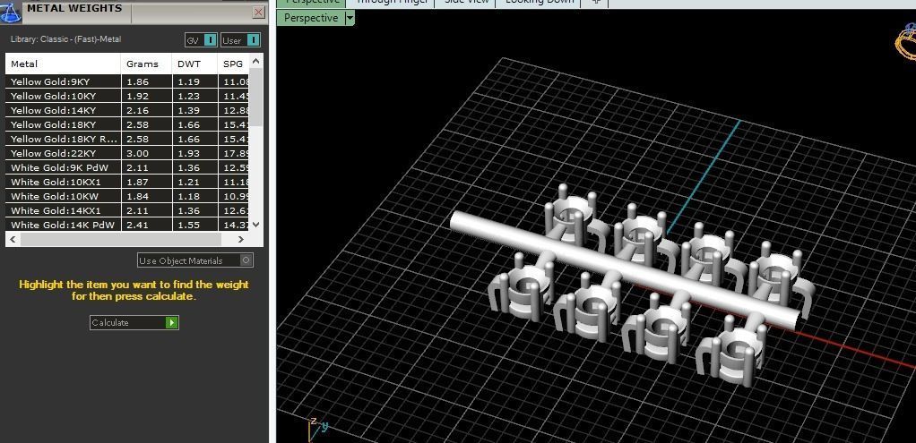 Bracelet Tenis Model 4635 3D print model_8