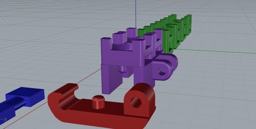 Bracelet  Tenis Model 4630 3D print model_3