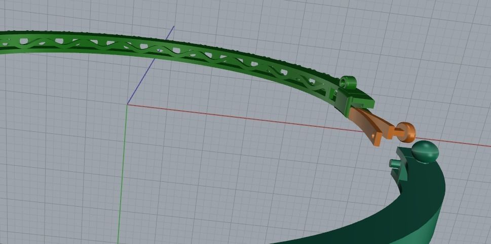 Bracelet size 18 Model 4624 3D print model_4