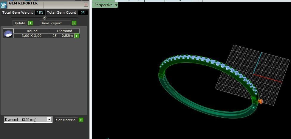 Bracelet size 18 Model 4624 3D print model_8