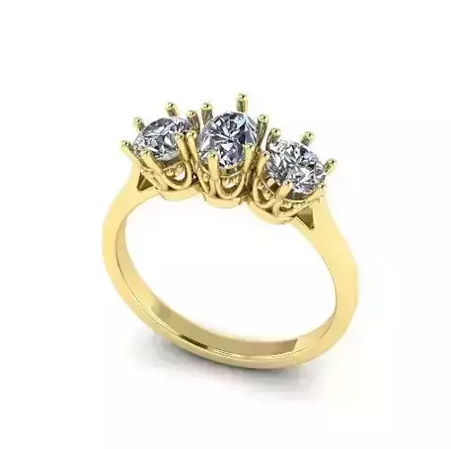 Engagement halo ring Model 4622