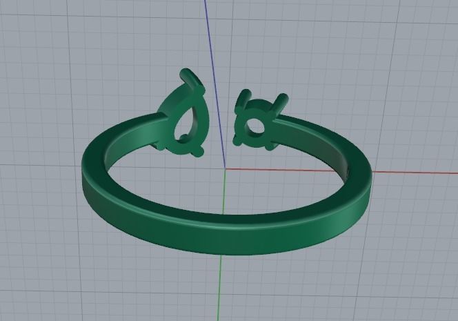 Ring Model 4620 3D print model_4