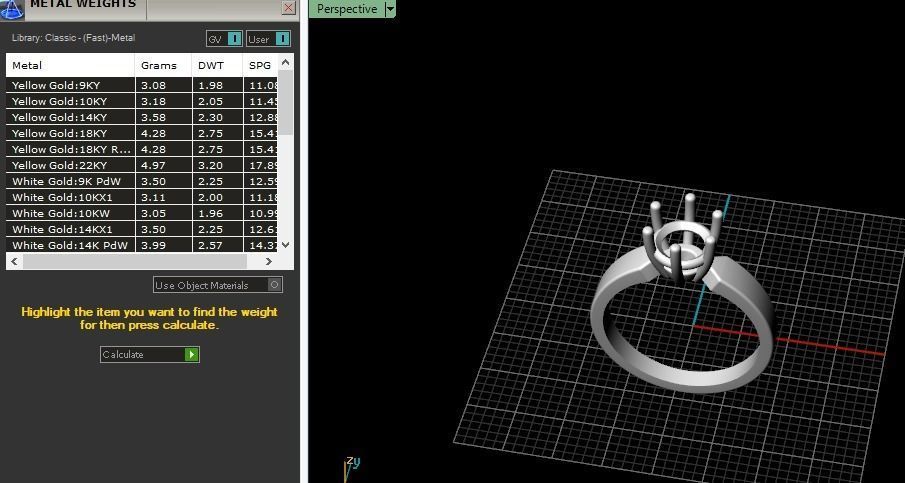 Solitaire ring Model 4619 3D print model_7