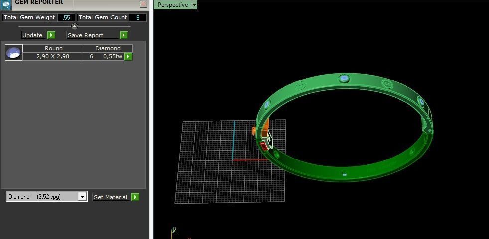 Bracelet size 18 Model 4617 3D print model_8