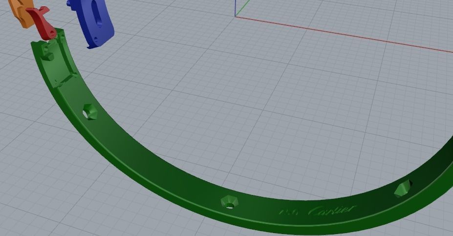 Bracelet size 18 Model 4617 3D print model_4